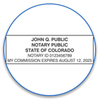 Colorado Notary Seals